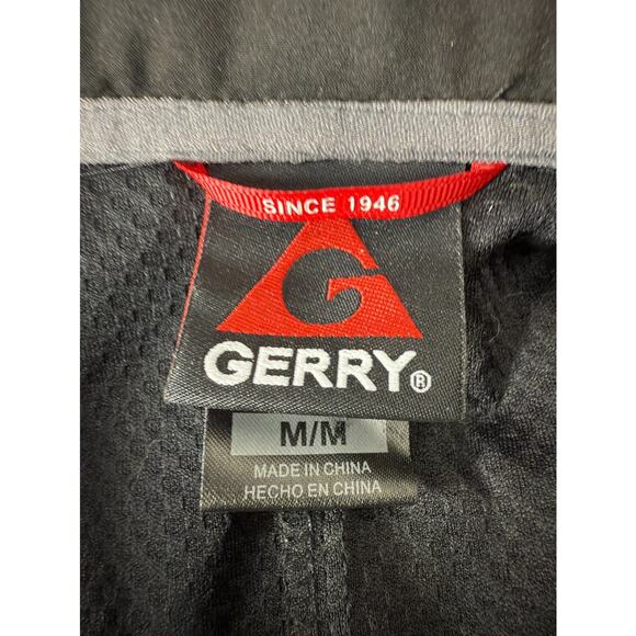 Gerry Size M Stretch Mock Neck Full Zip Jacket Black Long Sleeve Outdoor - Picture 6 of 9